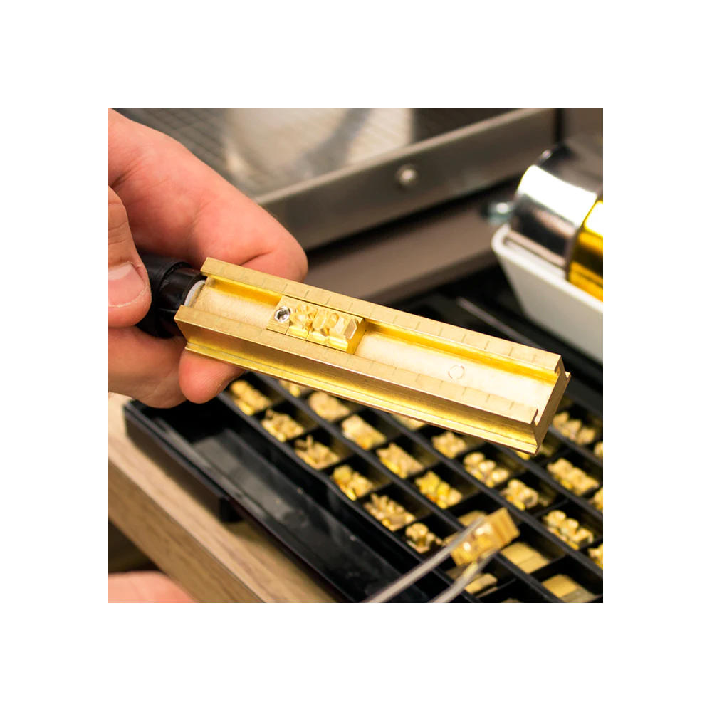 Craftplus® Brass Imprint Set, Character Height 6 mm