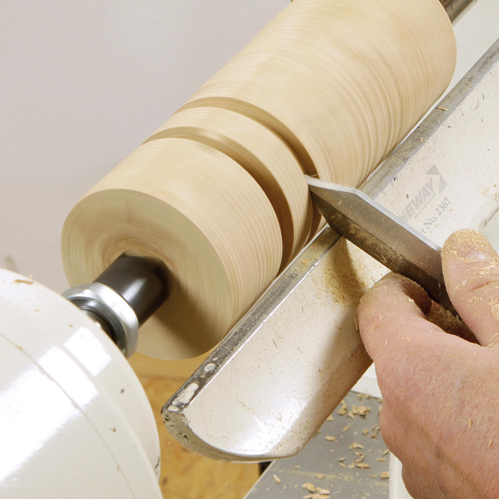 Crown® Diamond Parting Tool, Stained Beech Handle