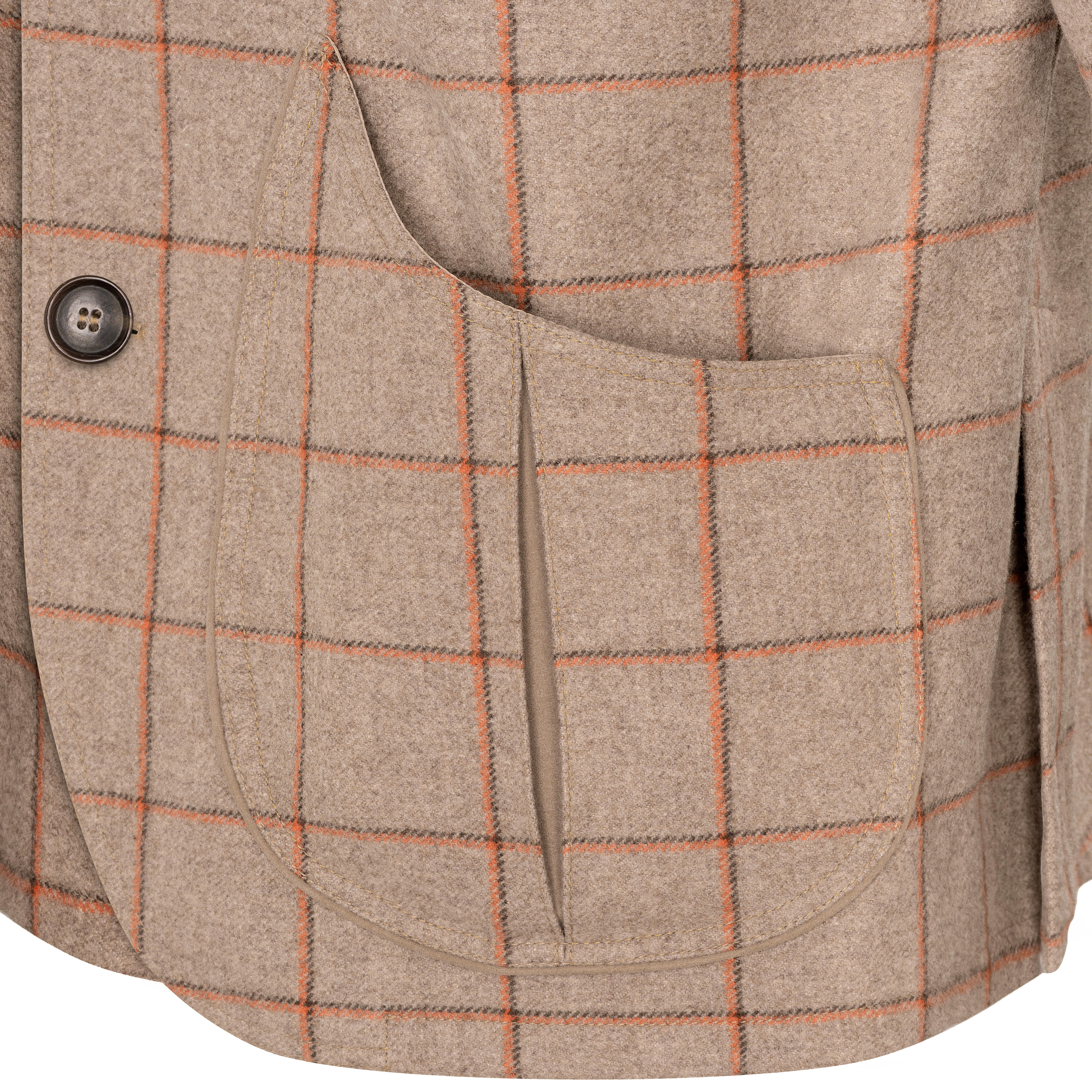 Veste de tir pour homme The GunDog Affair » Mersey «, beige/orange