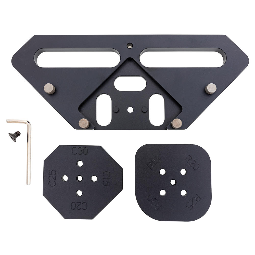 Hattori® Gabarits de fraisage pour coins ronds et biseautés