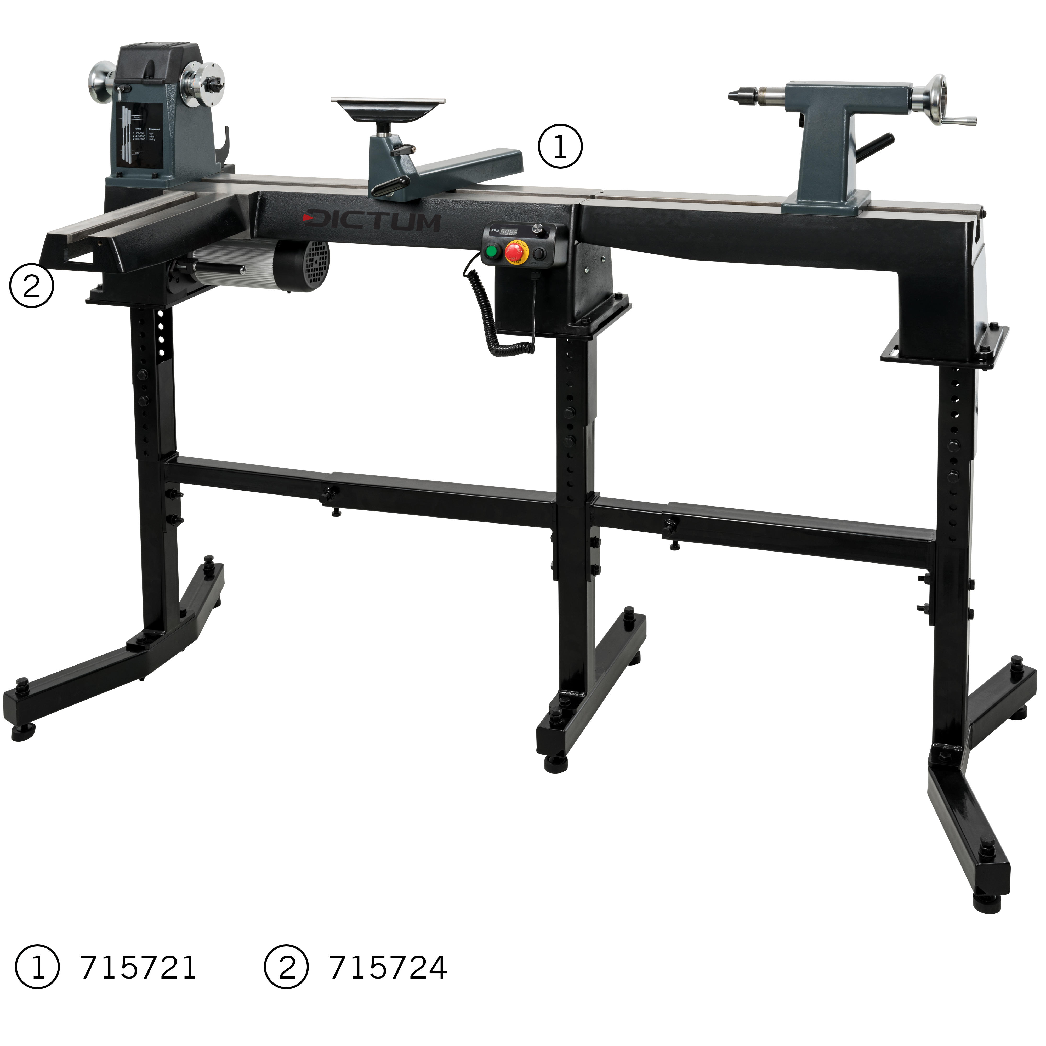 Jeu de tours à bois DICTUM® PRO 510