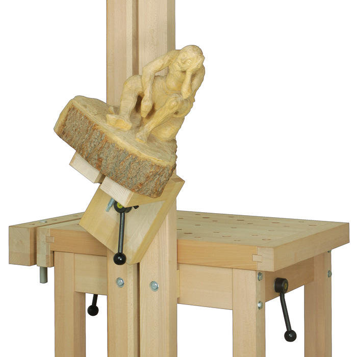 DICTUM® Sculptor's Bench with Carving Support