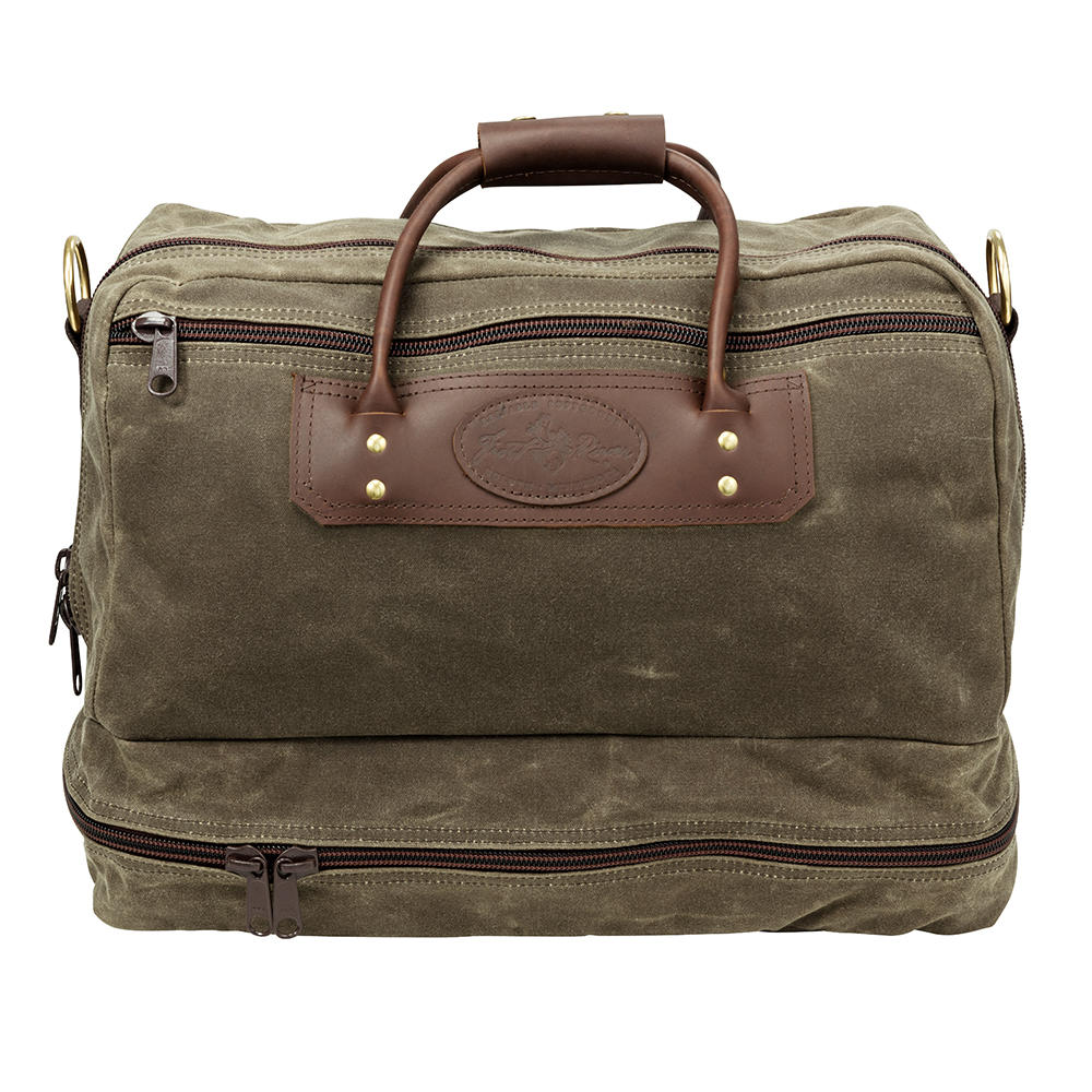 Frost River Prairie Boot Bag, Waxed Canvas, Dark Olive