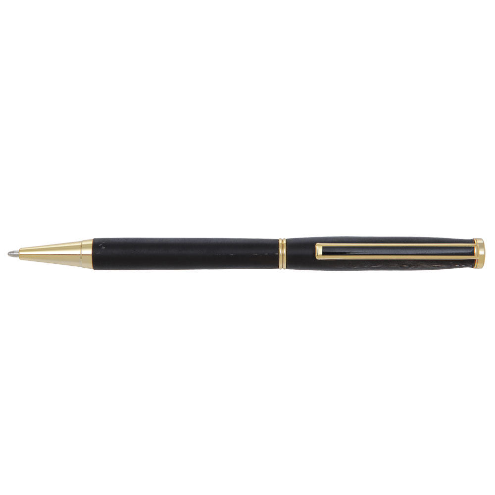 Buffalo Horn Roll, Ø 18 x 100 mm, Black