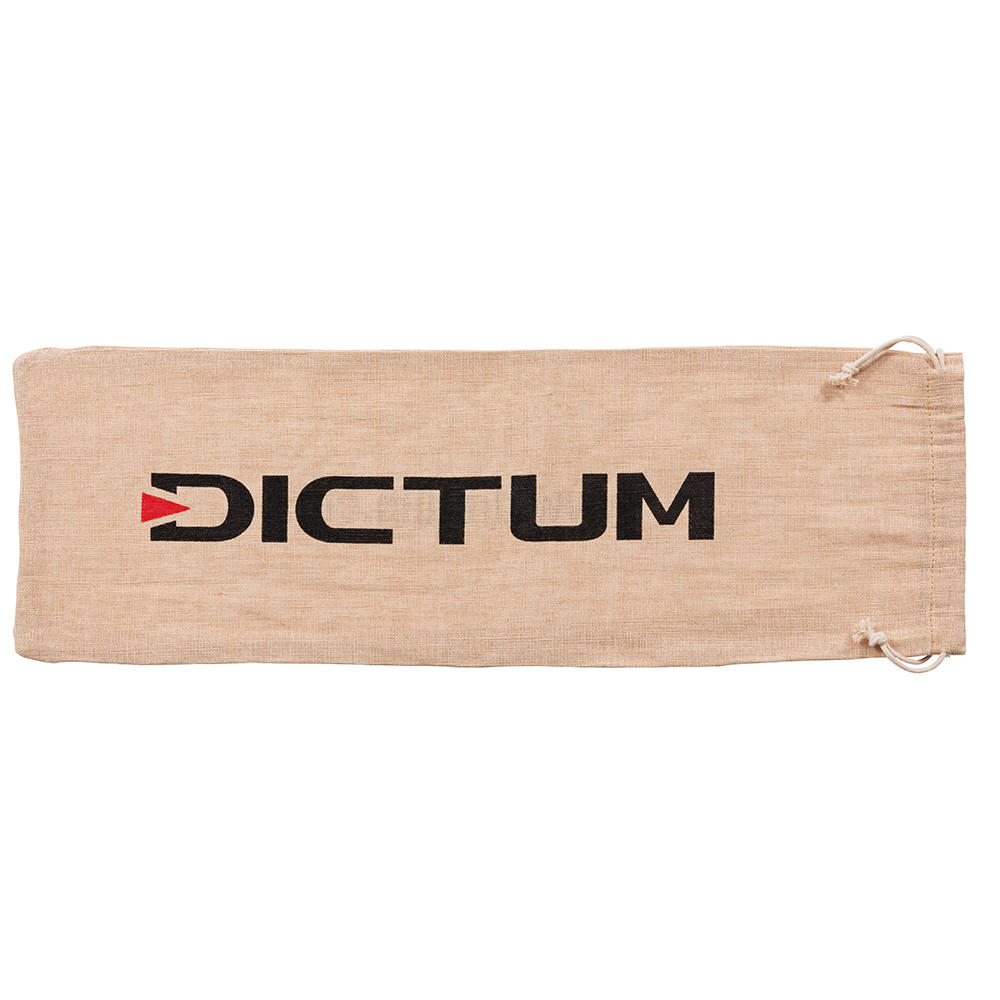 DICTUM® Hobelsäckchen mit Zugband, 650 x 220 mm