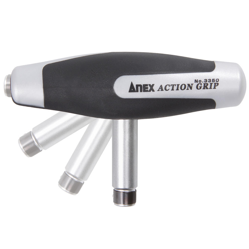 Combinazione lame Anex Action Grip, 8 pezzi