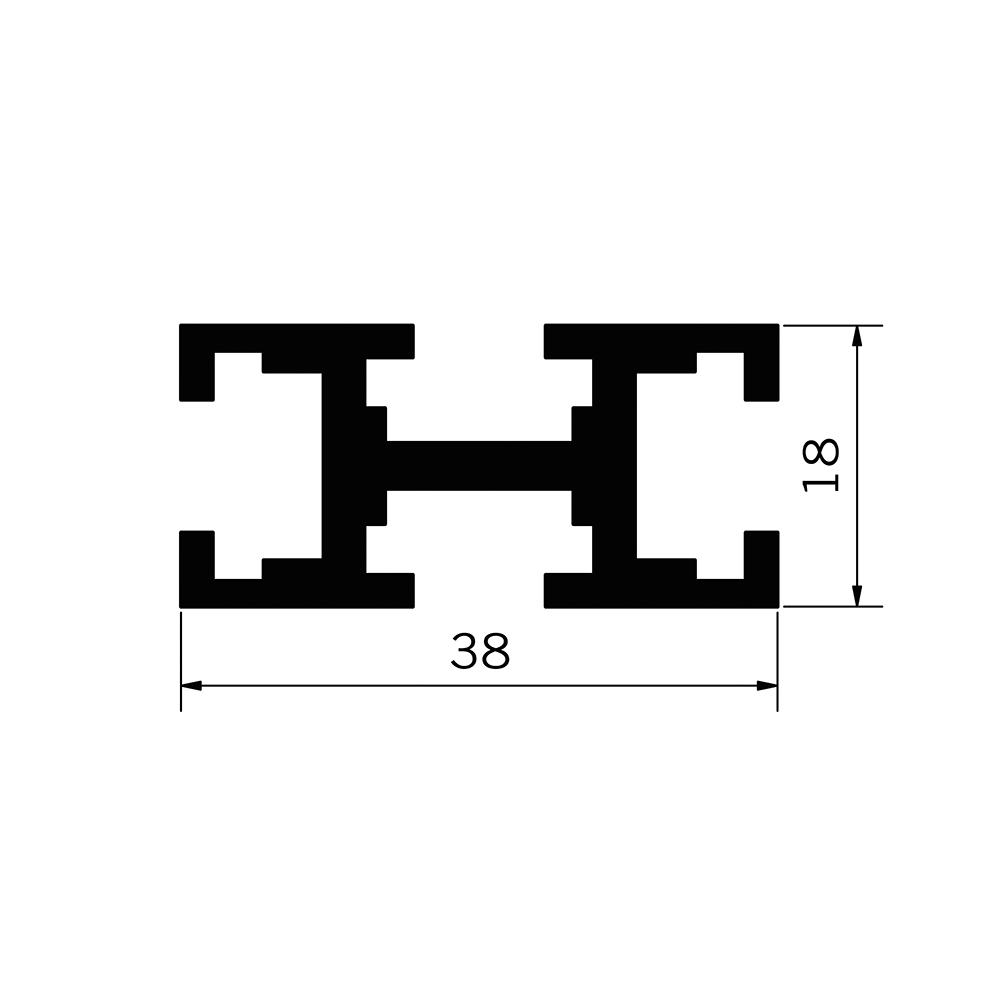 Veritas® Universal T-Nutschiene 920 mm 