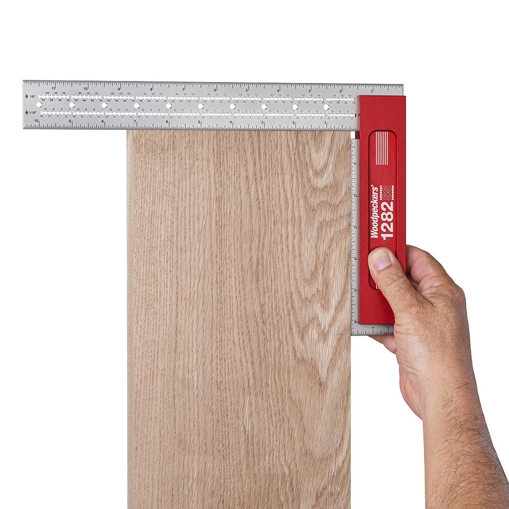 Squadra di precisione 90° in acciaio inossidabile Woodpeckers®, modello 1282