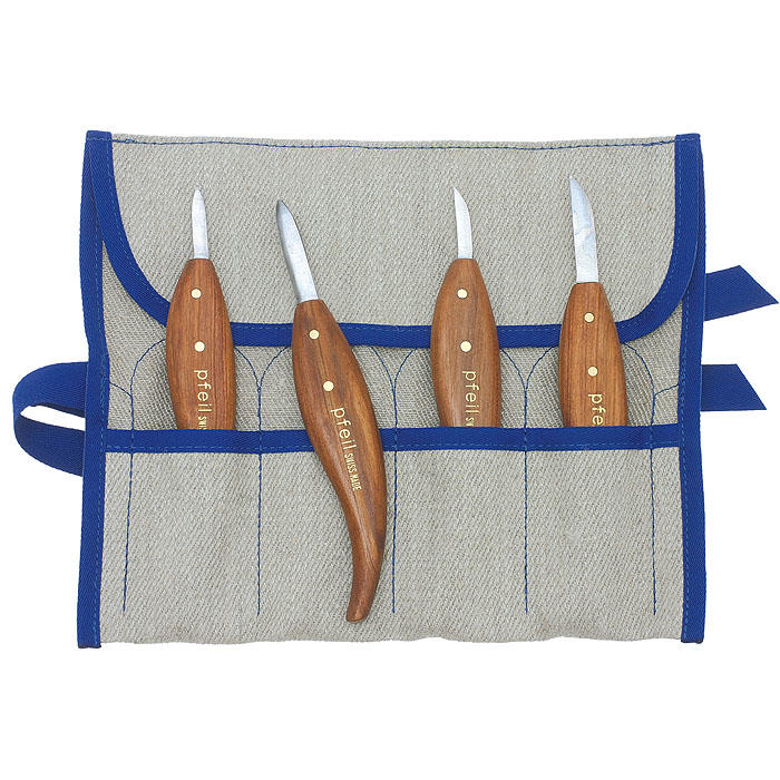 Jeu de couteaux à sculpter Pfeil®, 4 pièces
