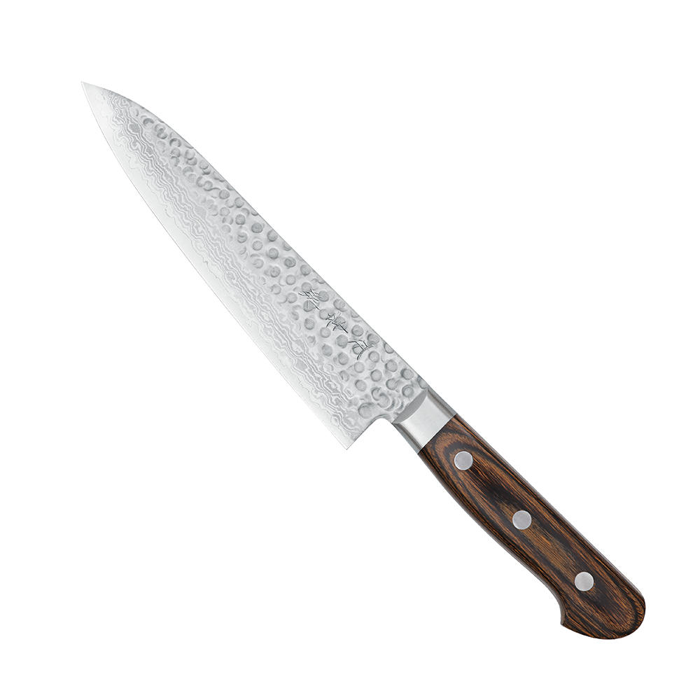 Sakai Hocho, Griff braun, Gyuto (Fisch- und Fleischmesser), 180 mm