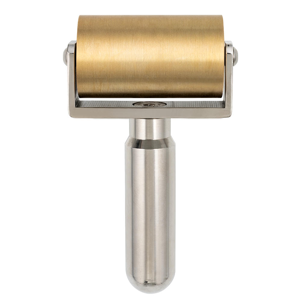 Profi Andruckrolle, Messing, Rollenbreite 65 mm
