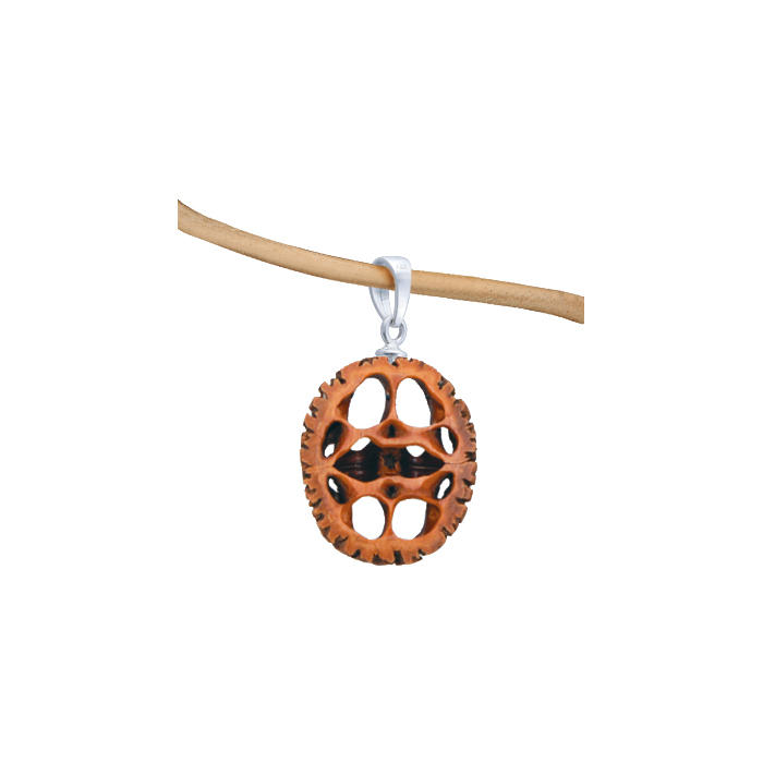 Schmuck-Anhängeröse mit Stift, 925 Silber, 10 Stück