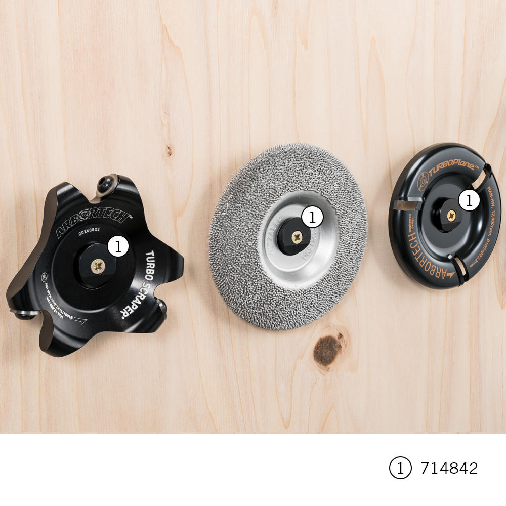 Wall-mounted Holder for Milling, Shaping and Grinding Discs