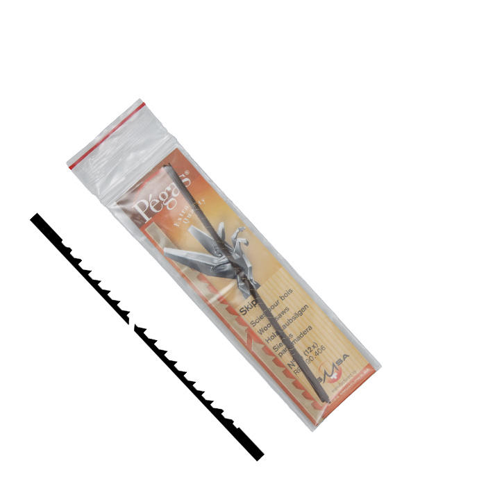 Pégas® Skip Coping Saw Blades, Width 1.30 mm, 12-Piece Set