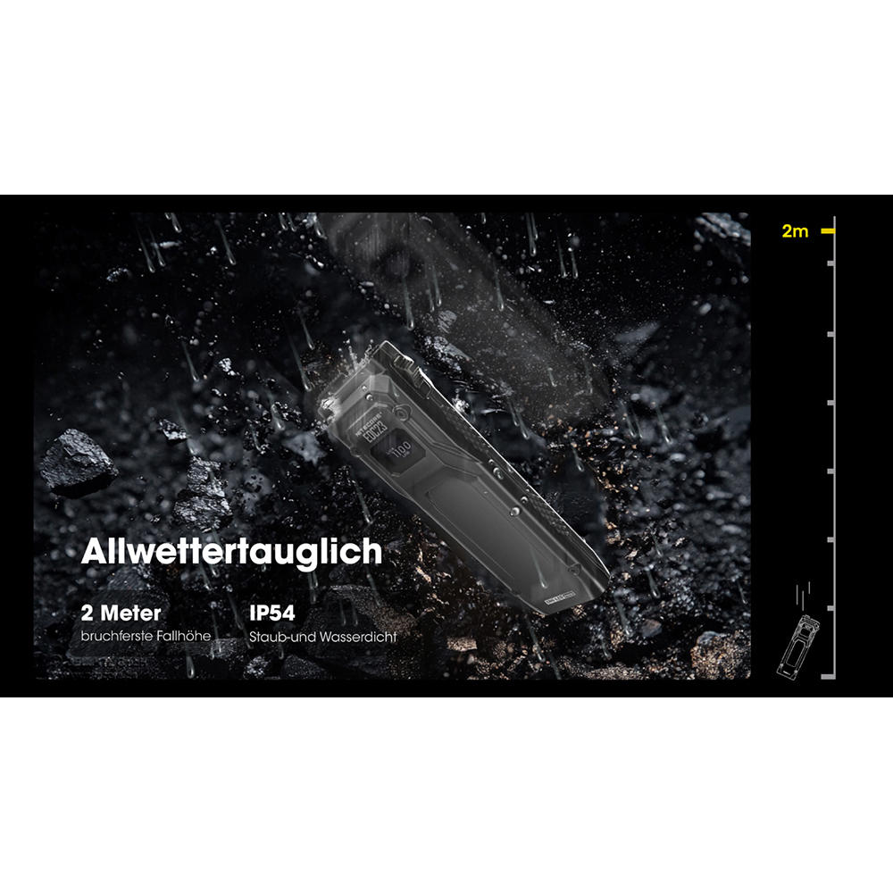 Torcia Nitecore® EDC23, 2500 lm