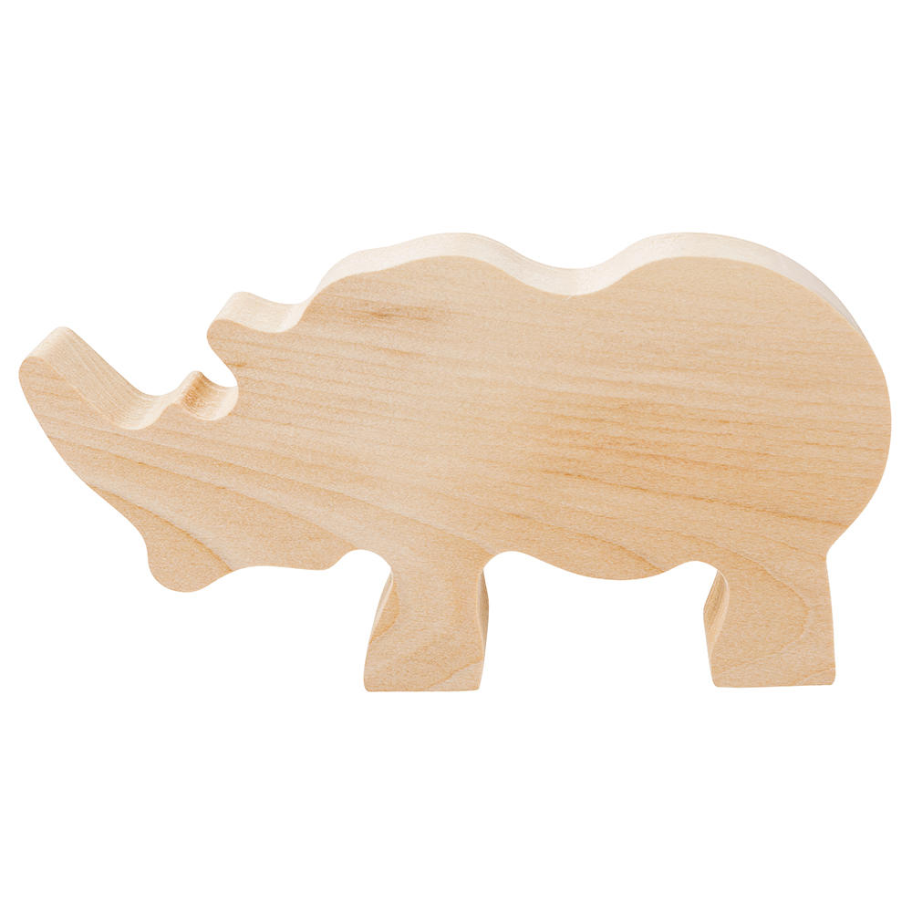 Carving Blank, Limewood, Rhino