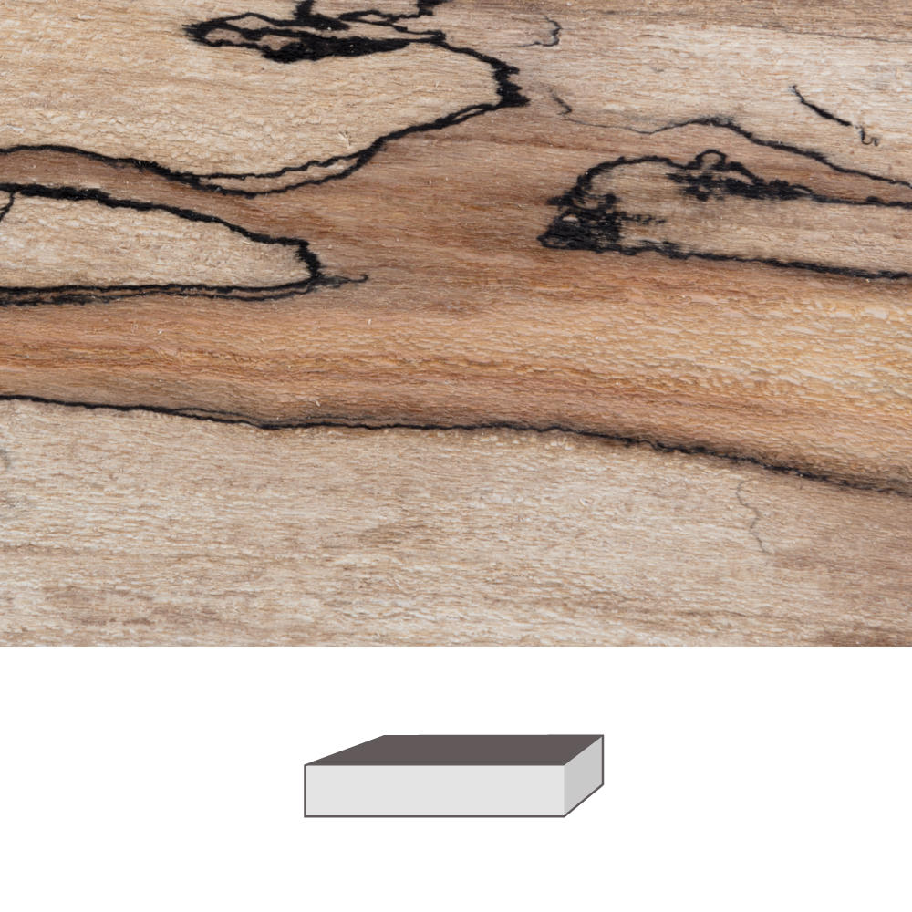 Faggio rosso Spalted, 150 x 40 x 40 mm