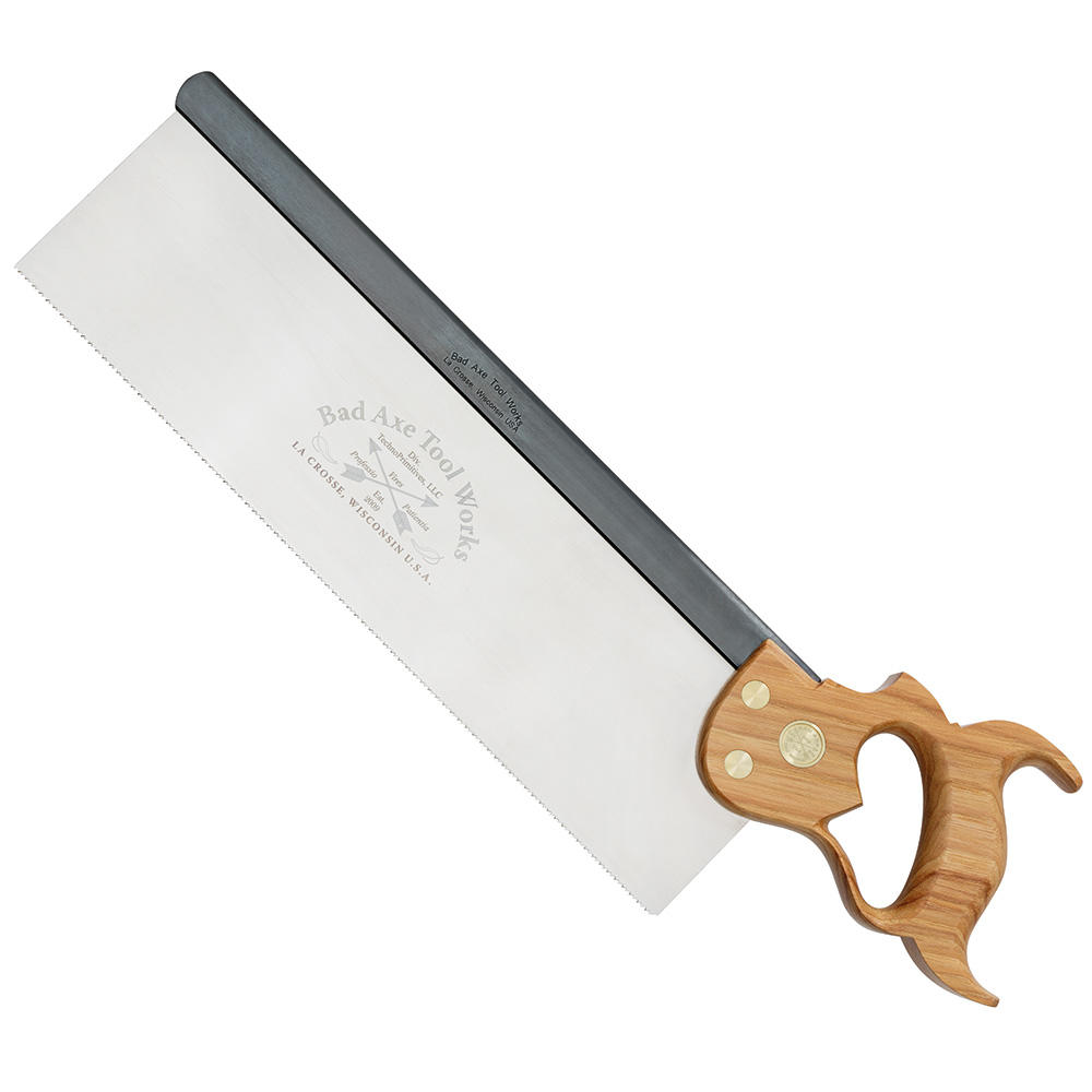Bad Axe Tenon Saw, Hybrid-Cut, Regular Handle Size