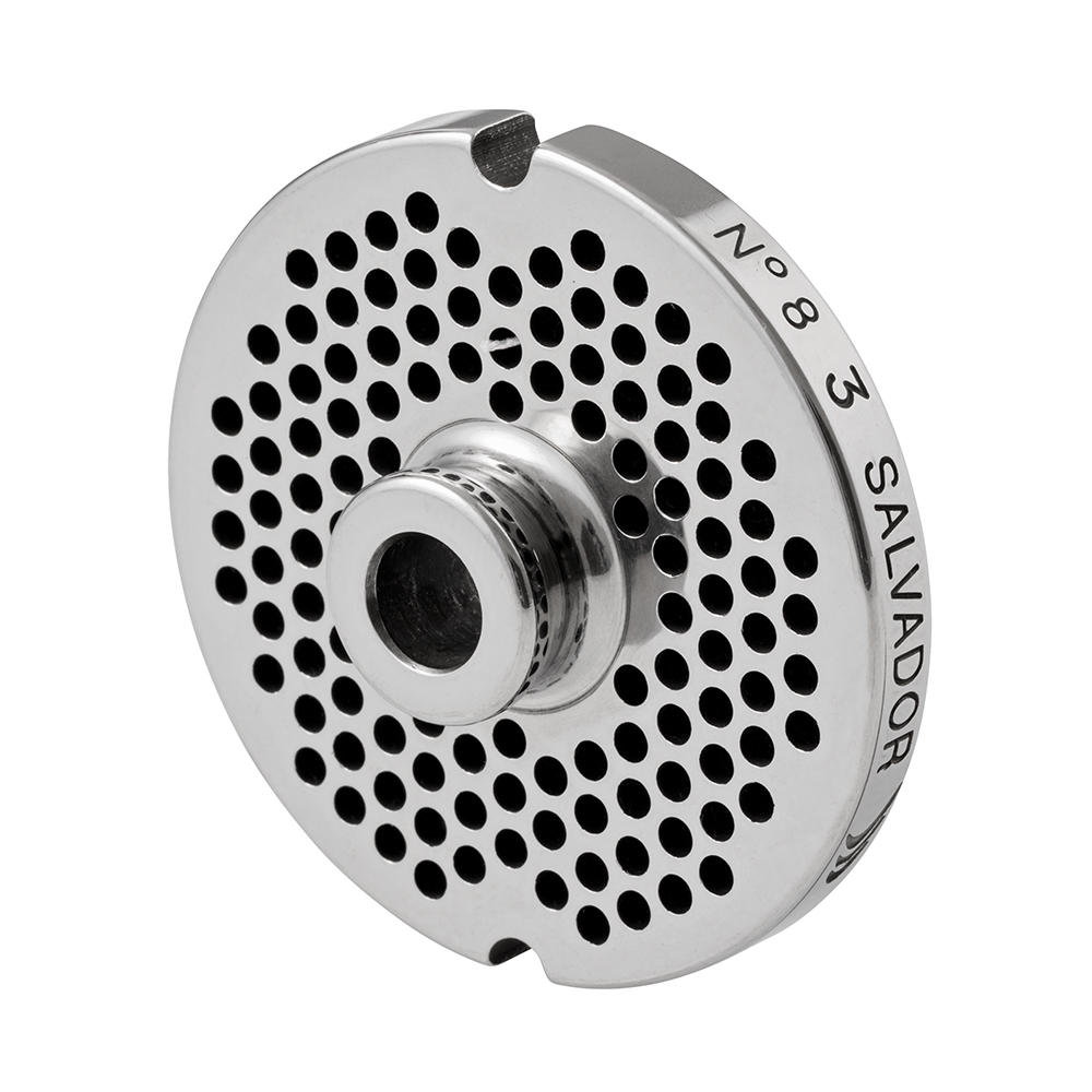Plaque perforée en acier inoxydable pour hachoir à viande Fimar TR8D, Ø 3 mm