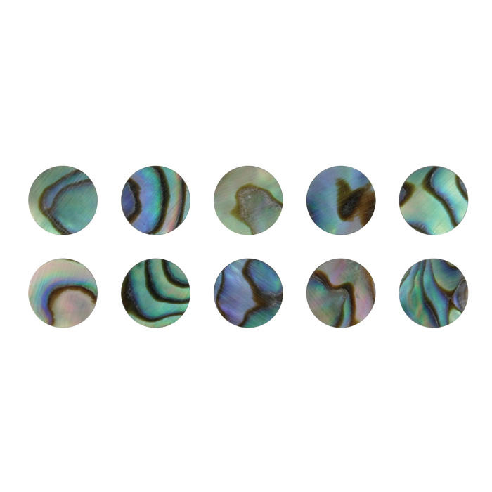 Occhio madreperla Paua, 10 pz., Ø 6 mm