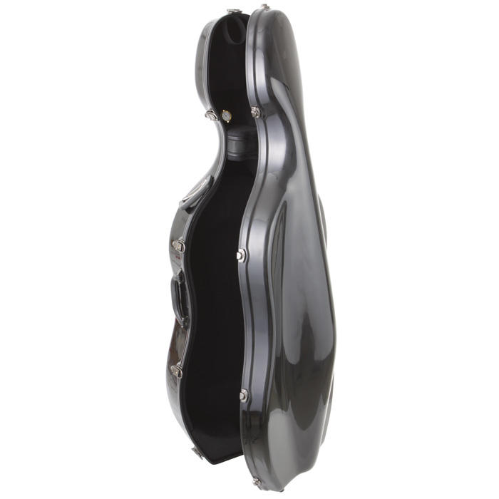 Jakob Winter® Glasfaserkoffer, Cello 4/4, schwarz