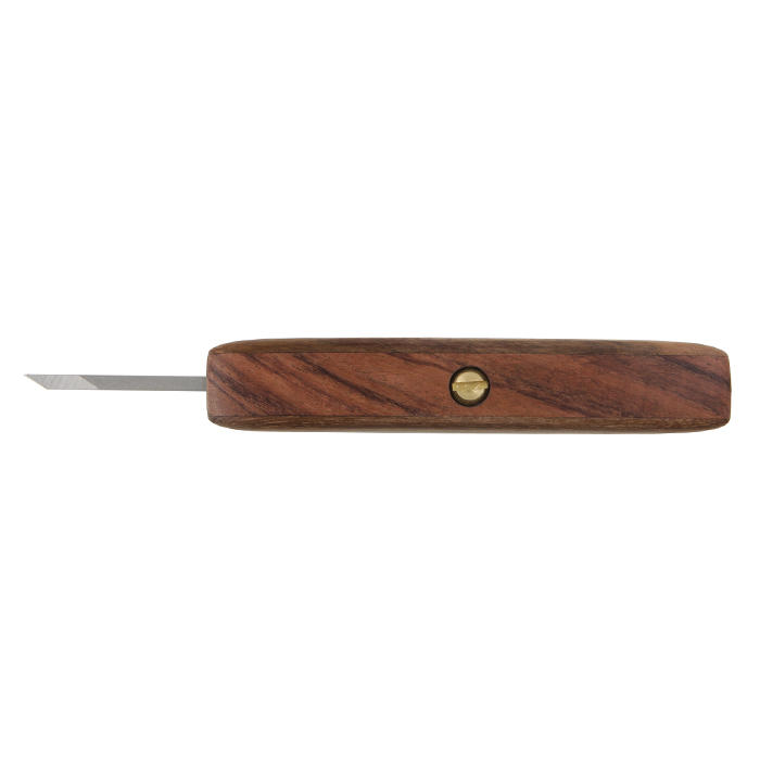 Couteau de sculpture Pfeil®, poignée en bois précieux, largeur de lame 3,5 mm