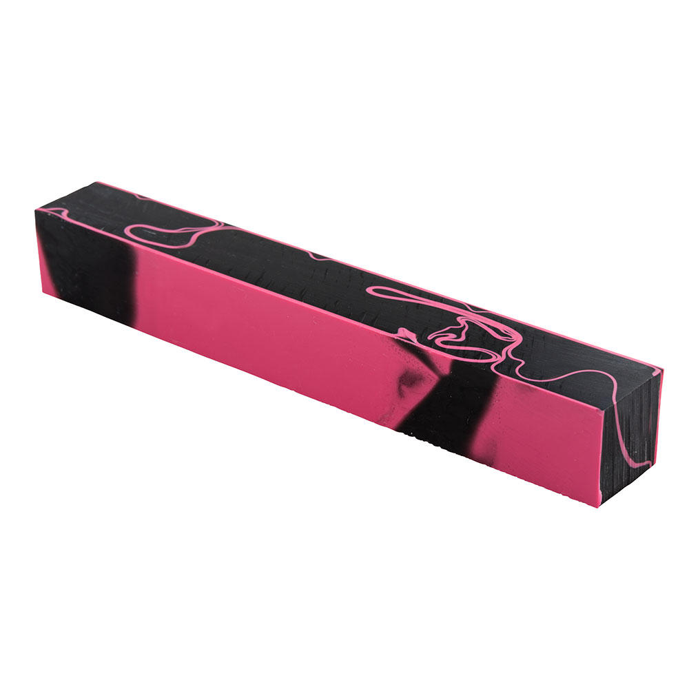 Acryl Pen Blank, schwarz/pink