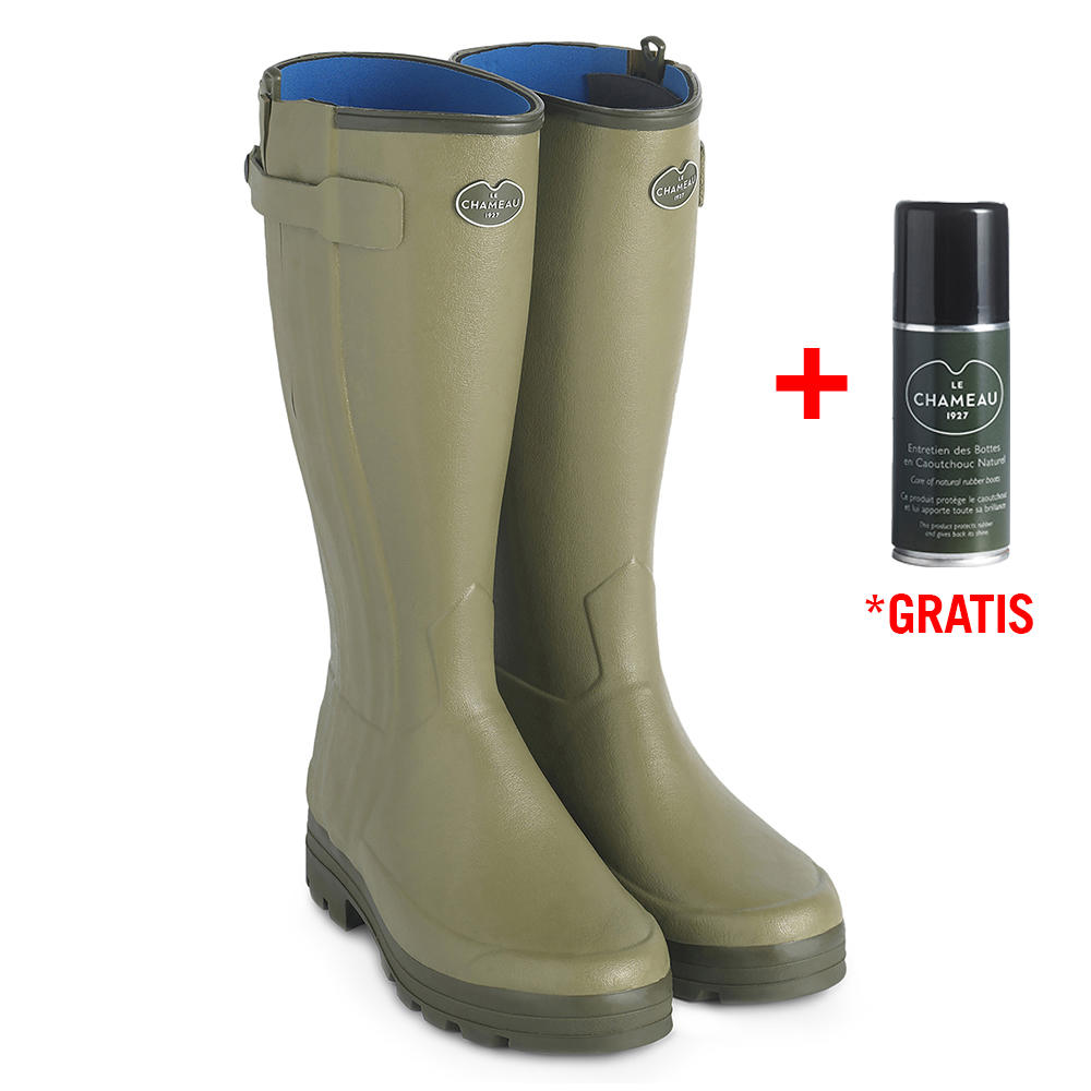 Le Chameau »Chasseur« Men's Rubber Boots, Neoprene Lining