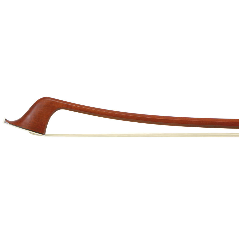 Brazilwood Bow, Nickel Silver Mounted, Octagonal Stick, Bass 3/4 F