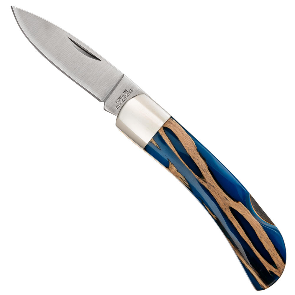Stoneworks Folding Knife, Cactus, Blue