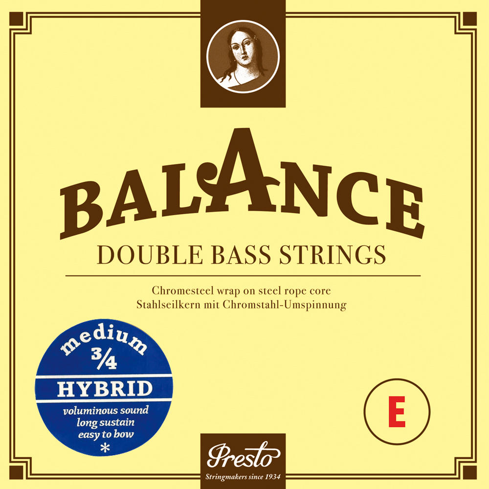 Presto® Balance Hybrid Saiten, Bass 3/4, Satz