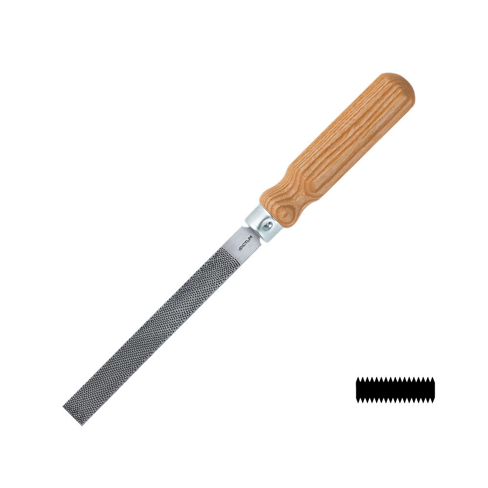 DICTUM® Precision Rasp, Flat, with Handle, Cut 5, Cut Length 150 mm