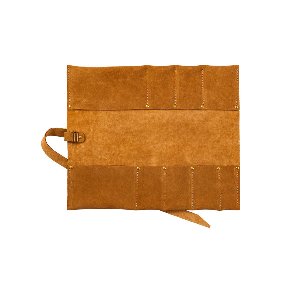 Leather Tool Roll, 6 Pockets