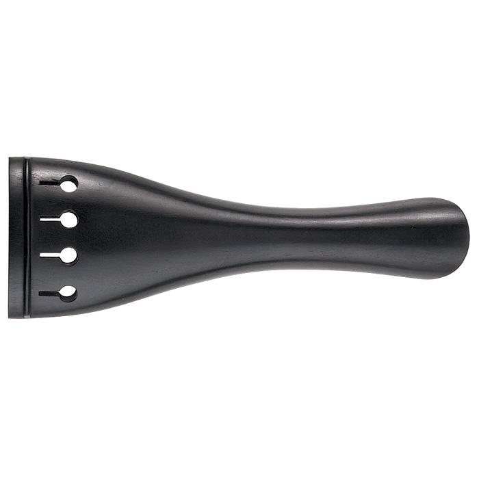 Tailpiece Tulip Model, Hardwood, Black Fret, Violin 4/4, 115 mm