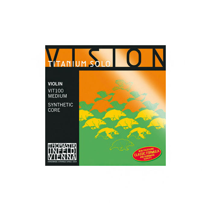 Thomastik Vision Titanium Solo Saiten, Violin 4/4, Satz