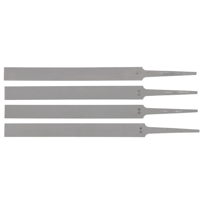 Glardon/Vallorbe® Saddle Files, 4-Piece Set
