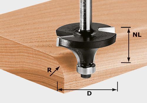 Festool Roundover cutter HW S8 D20,7/R4 KL
