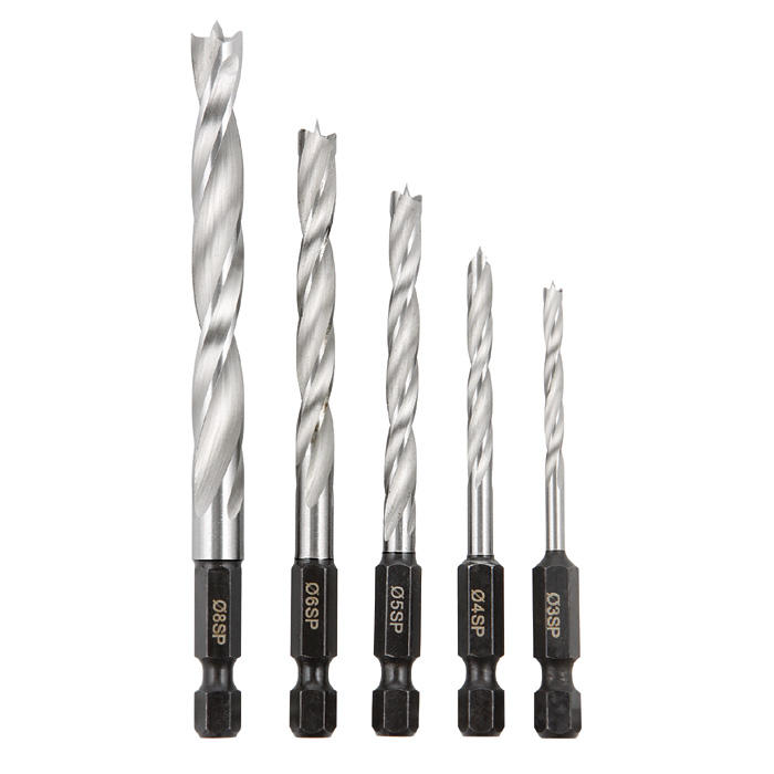 Fisch® Bit Wood Twist Drills Professional, 5-Piece Set