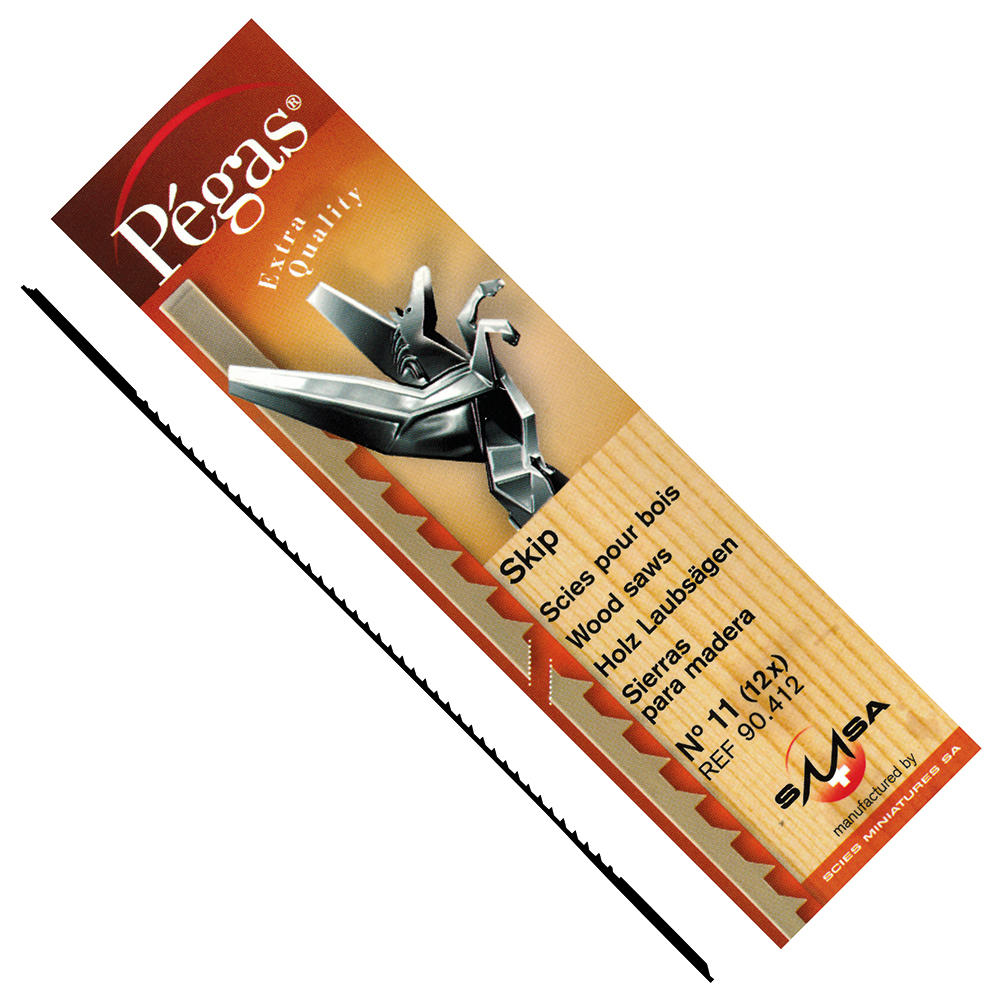 Lames de scie à chantourner Pégas® Skip, largeur de lame 1,46 mm, 12 pièces