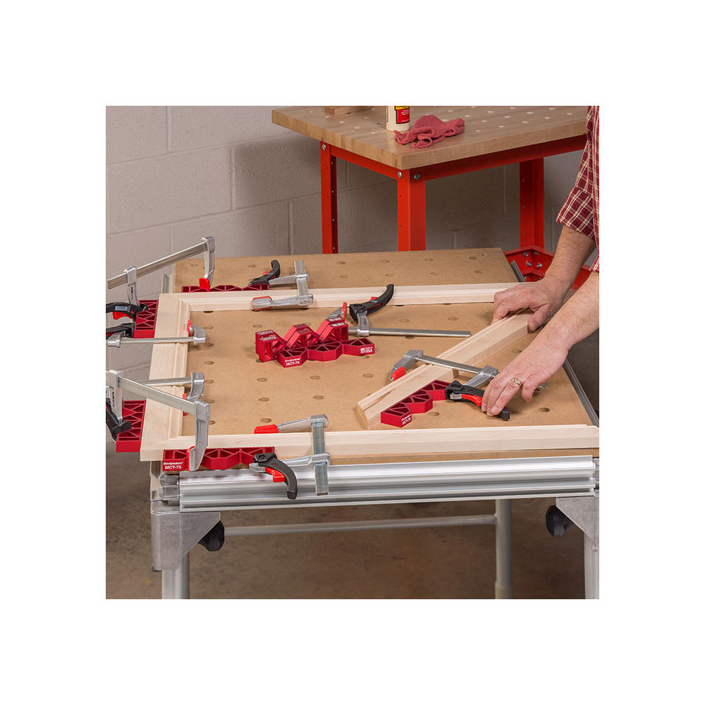 Ausili di serraggio per giunzioni angolari Woodpeckers®, larghezza 19 mm, 2 pz.