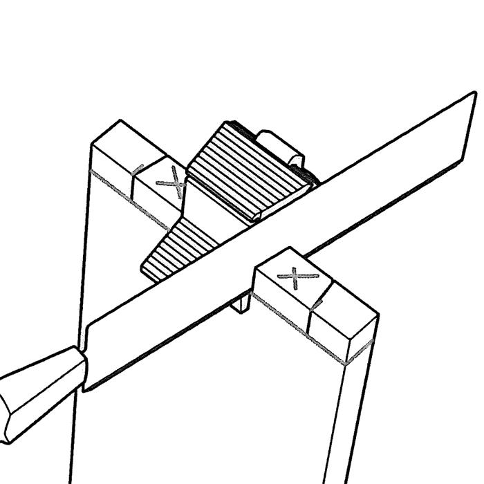 Veritas® Dovetail Saw Guide System, 1:8
