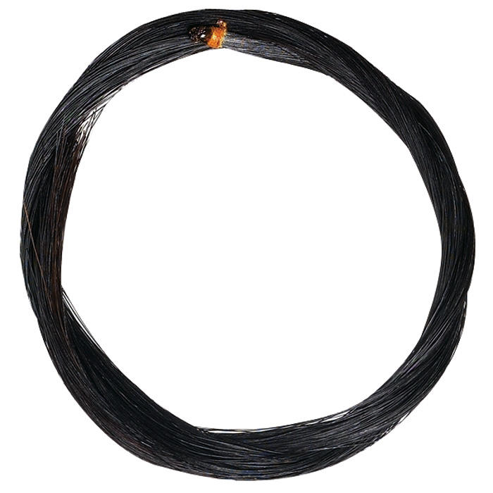 Crine per archetti nero, classificazione *, 72 cm, 10 g