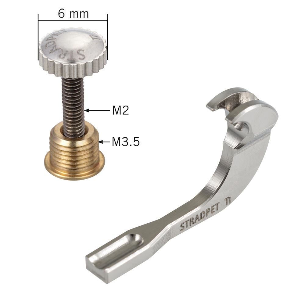 Stradpet® Titanium Adjuster, Built-In, Violin 4/4 – 3/4