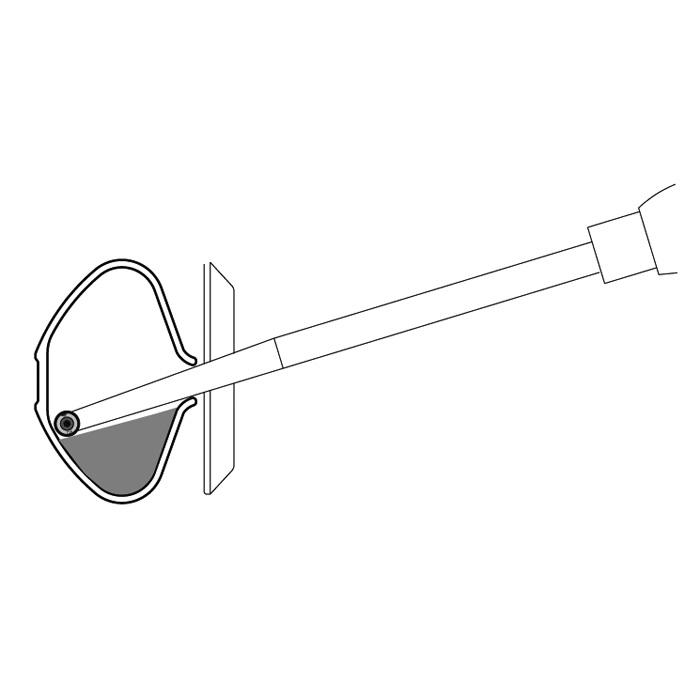 Mid-Size Easy Hollower® Nr. 1, gerade