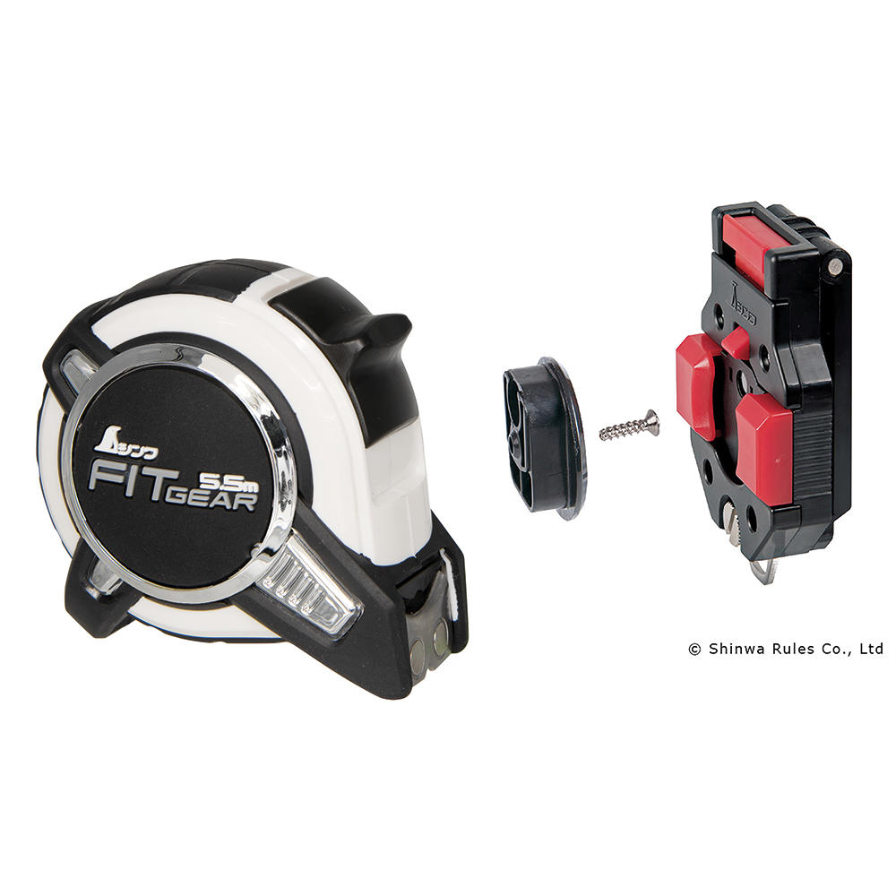 Clip de ceinture » Mag-Lock « pour mètre ruban Shinwa® 