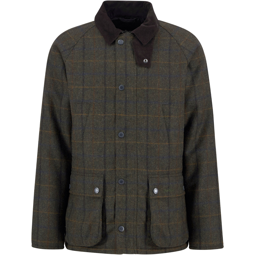 Barbour »Bedale« Men's Check Wool Jacket | brown | M | 827360/M
