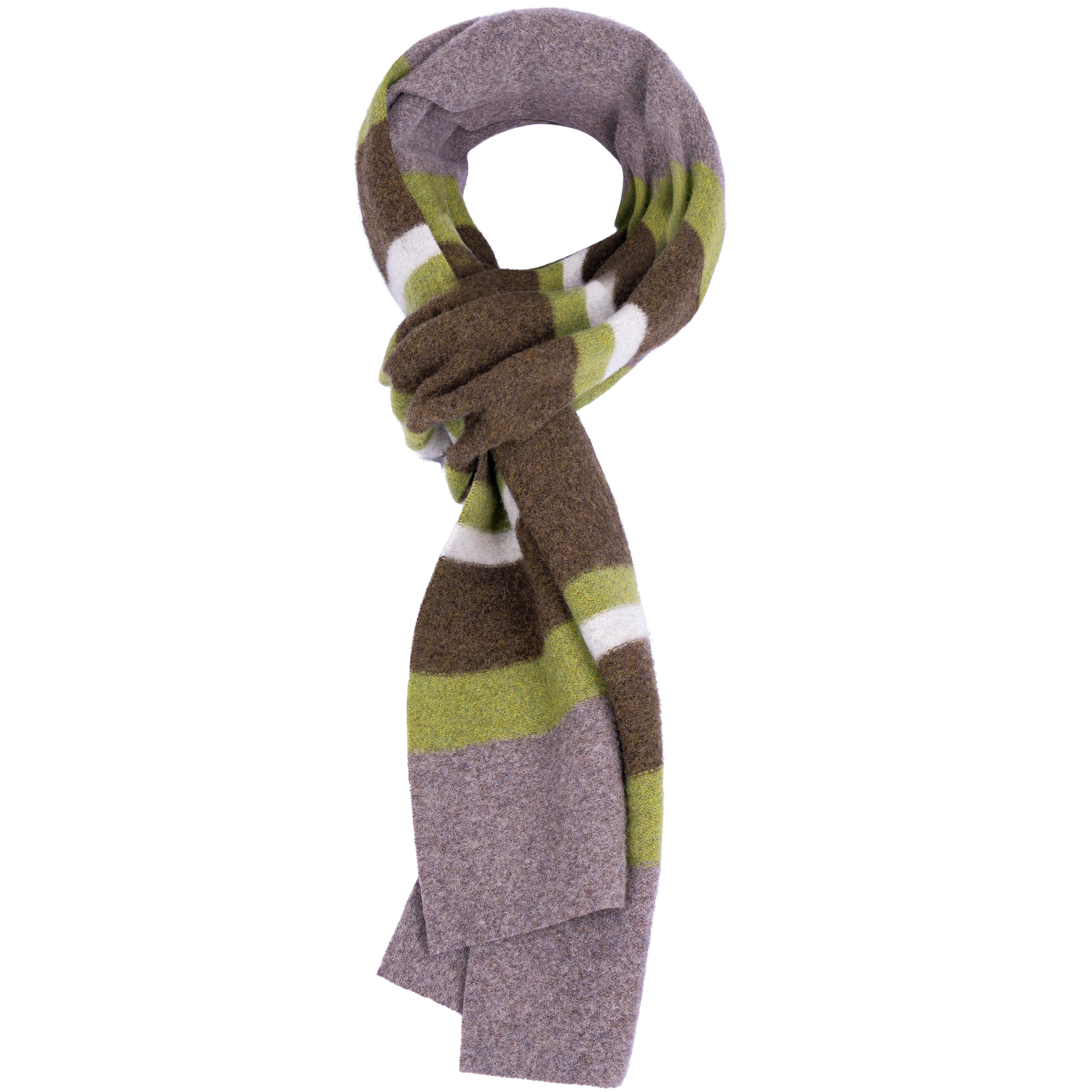 Striped Wool Scarf