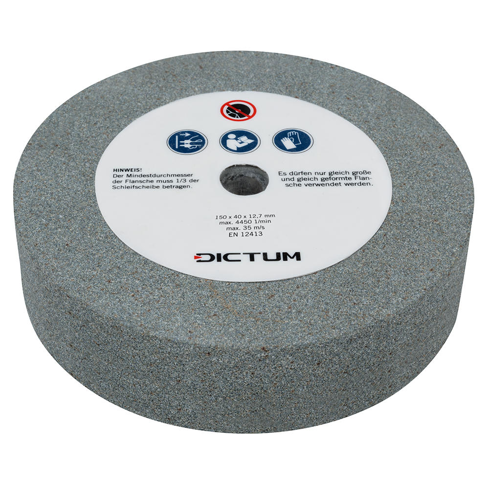 Disque abrasif en carbure de silicium, 150 x 40 x 12,7 mm, grain 80