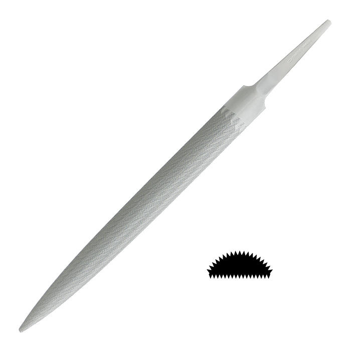 Glardon/Vallorbe® Valtitan Half-Round File, Cut 0, Length 200 mm
