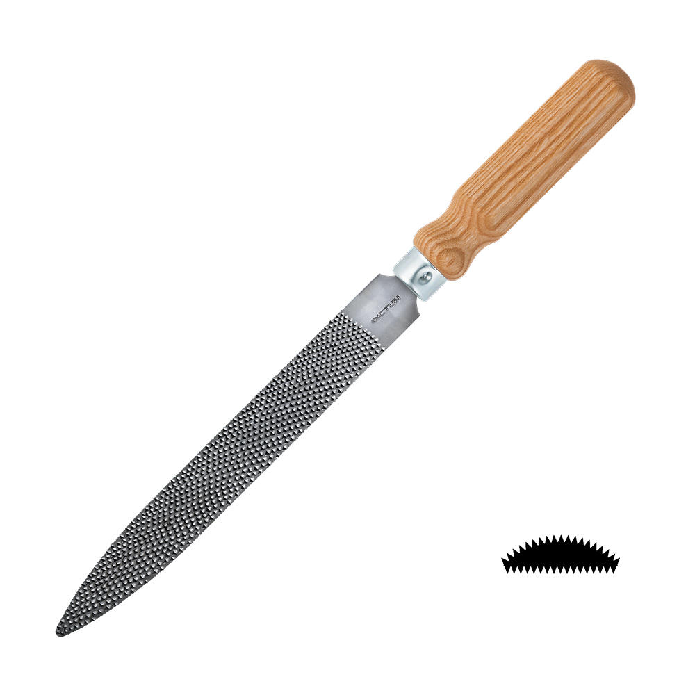 DICTUM® Precision Rasp, Cabinet, with Handle, Cut 3, Cut Length 200 mm